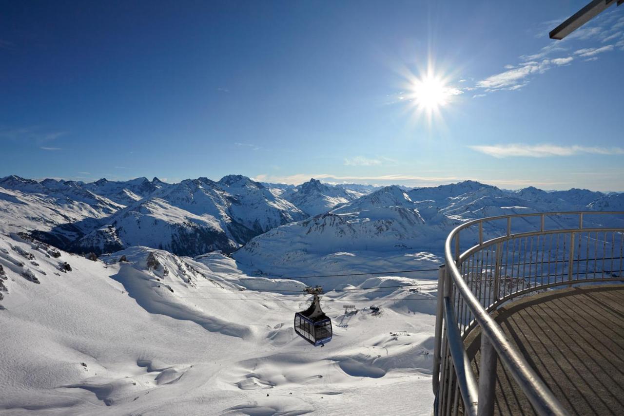 Haus Christaldo Bed & Breakfast Sankt Anton am Arlberg Dış mekan fotoğraf